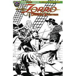 ZORRO LEGENDARY ADVENTURES 4 BLAZING BLADES OF ZORRO LTD ED CVR