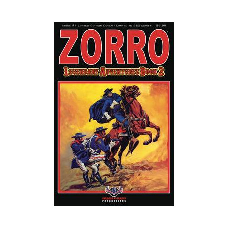 ZORRO LEGENDARY ADVENTURES BOOK 2 1 BLAZING BLADES LTD ED CVR