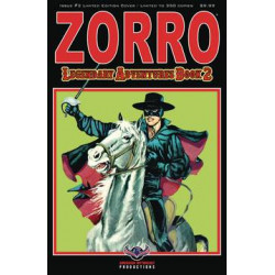 ZORRO LEGENDARY ADVENTURES BOOK 2 2 BLAZING BLADES LTD ED CVR