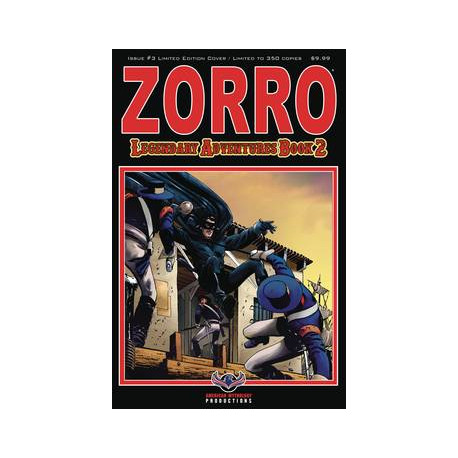 ZORRO LEGENDARY ADVENTURES BOOK 2 3 BLAZING BLADES LTD ED CVR