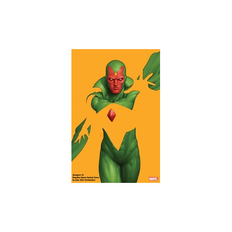 AVENGERS 1 JOHN TYLER CHRISTOPHER NEGATIVE SPACE VAR