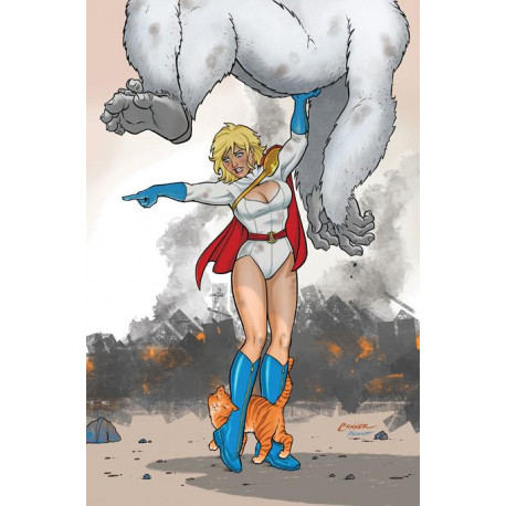 POWER GIRL SPECIAL 1 ONE SHOT CVR C AMANDA CONNER CARD STOCK VAR