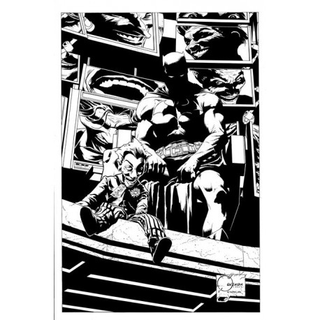 BATMAN 136 CVR B JOE QUESADA CARD STOCK VAR