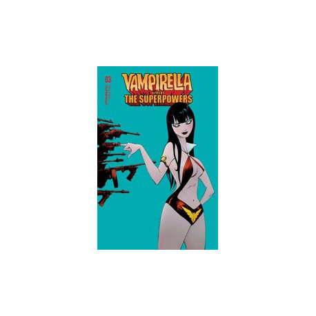 VAMPIRELLA VS SUPERPOWERS 3 CVR A LEE