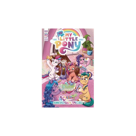 MY LITTLE PONY 40TH ANNIVERSARY SPECIAL CVR B MEBBERSON 