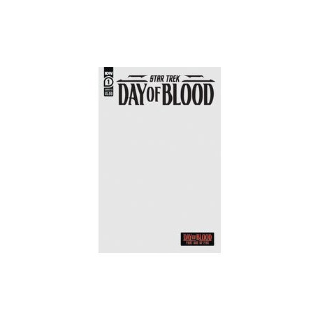 STAR TREK DAY OF BLOOD 1 CVR D RED SKETCH CVR