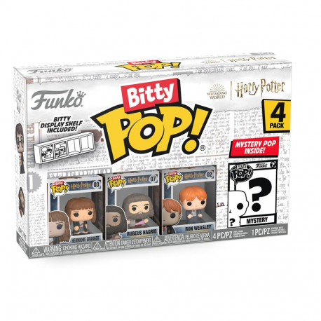 HERMIONE HARRY POTTER PACK 4 FIGURINES BITTY POP VINYL 2 CM