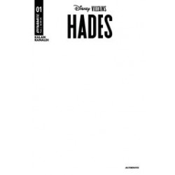 DISNEY VILLAINS HADES 1 CVR F BLANK AUTHENTIX