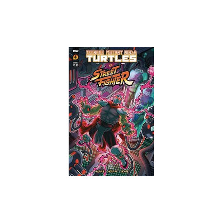 TMNT VS STREET FIGHTER 4 CVR A MEDEL