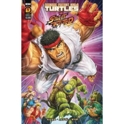 TMNT VS STREET FIGHTER 4 CVR B CARDY