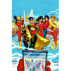 WORLDS FINEST TEEN TITANS 2 OF 6 CVR C PAOLO RIVERA CARD STOCK VAR