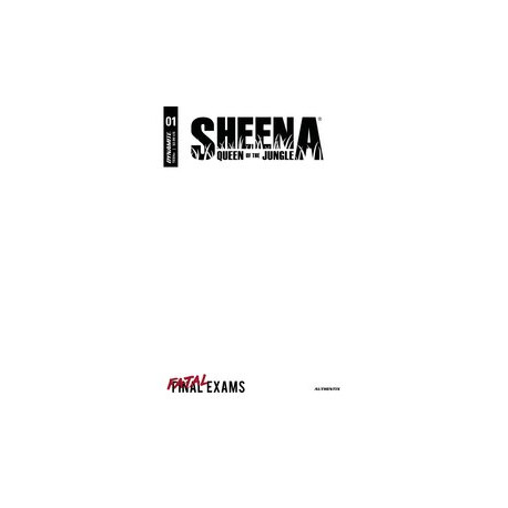 SHEENA QUEEN OF JUNGLE 1 CVR E BLANK AUTHENTIX