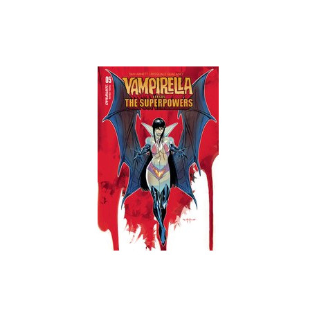 VAMPIRELLA VS SUPERPOWERS 5 CVR E QUALANO