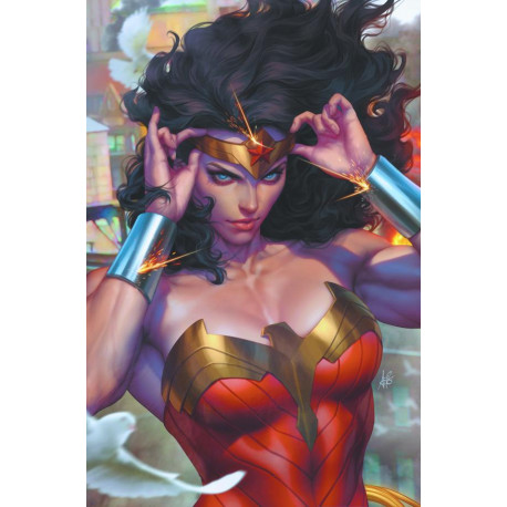 WONDER WOMAN 1 CVR B STANLEY ARTGERM LAU CARD STOCK VAR