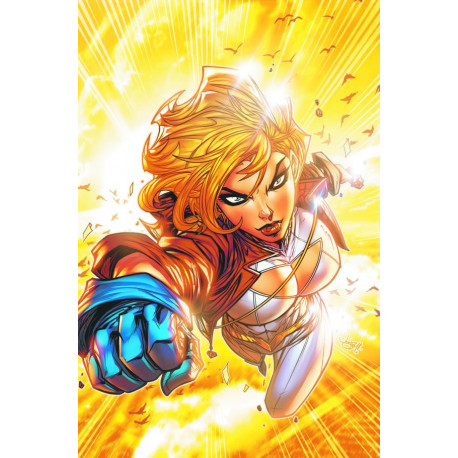 POWER GIRL 1 CVR B JONBOY MEYERS CARD STOCK VAR