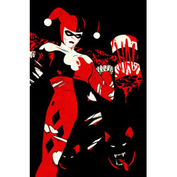 HARLEY QUINN BLACK WHITE REDDER 3 OF 6 CVR A CLIFF CHIANG