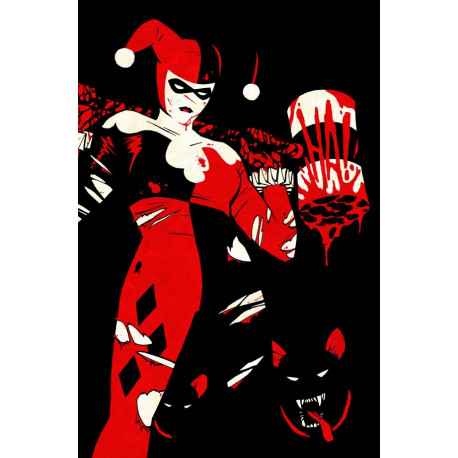 HARLEY QUINN BLACK WHITE REDDER 3 OF 6 CVR A CLIFF CHIANG