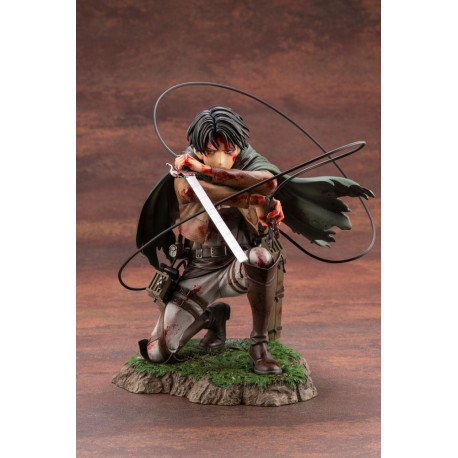 ATTACK ON TITAN STATUETTE PVC ARTFXJ 1/7 LEVI FORTITUDE VER 17 CM