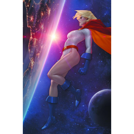 POWER GIRL 2 CVR B JEE HYUNG LEE CARD STOCK VAR