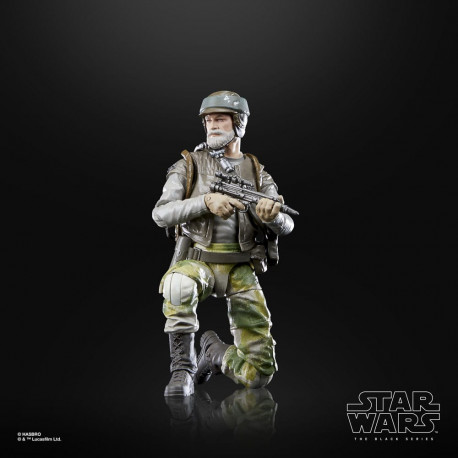 REBEL COMMANDO STAR WARS EPISODE VI 40TH ANNIVERSARY BLACK SERIES FIGURINE 15 CM