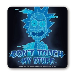 RICK AND MORTY - DON T TOUCH MY STUFF COASTER