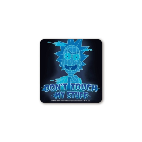 RICK AND MORTY - DON T TOUCH MY STUFF COASTER