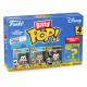 GOOFY DISNEY PACK 4 FIGURINES BITTY POP VINYL 2 CM