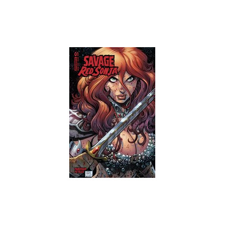 SAVAGE RED SONJA 1 CVR C ADAMS