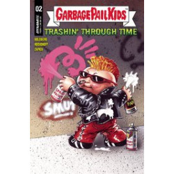 GARBAGE PAIL KIDS THROUGH TIME 2 CVR D CLASSIC TRADING CARD IMAGE