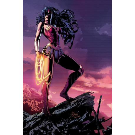 WONDER WOMAN 3 CVR D MIKE DEODATO JR ARTIST SPOTLIGHT CARD STOCK VAR