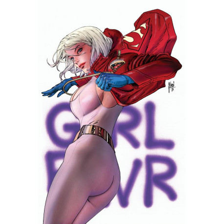 POWER GIRL 3 CVR C GUILLEM MARCH CARD STOCK VAR