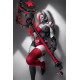 HARLEY QUINN BLACK WHITE REDDER 5 OF 6 CVR B WARREN LOUW VAR