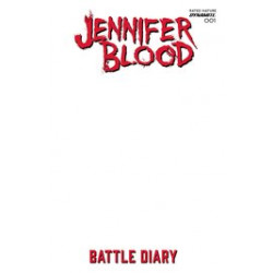 JENNIFER BLOOD BATTLE DIARY 1 CVR D BLANK AUTHENTIX