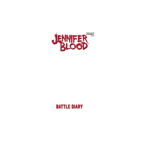 JENNIFER BLOOD BATTLE DIARY 1 CVR D BLANK AUTHENTIX