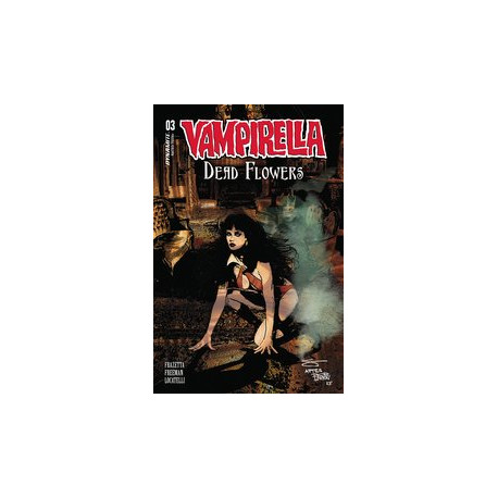 VAMPIRELLA DEAD FLOWERS 3 CVR D FRAZETTA FREEMAN