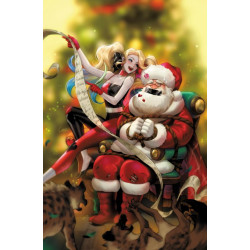 BATMAN SANTA CLAUS SILENT KNIGHT 2 OF 4 CVR B LESLEY LEIRIX LI CARD STOCK VAR