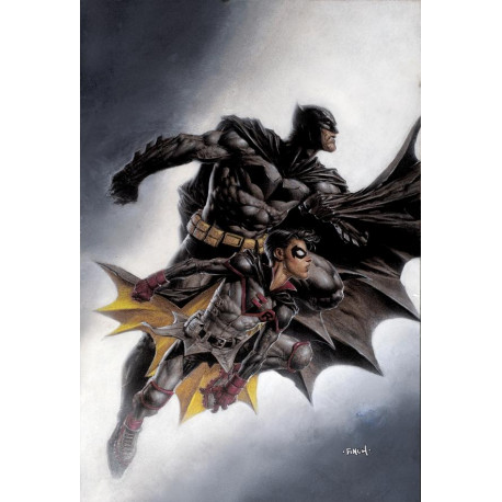 BATMAN AND ROBIN 4 CVR B DAVID FINCH CARD STOCK VAR