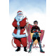 BATMAN AND ROBIN 4 CVR D OTTO SCHMIDT SANTA CARD STOCK VAR