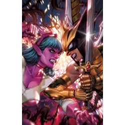 HAWKGIRL 6 OF 6 CVR B DERRICK CHEW CARD STOCK VAR