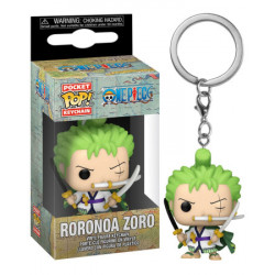 ZORO RORONOA ONE PIECE PORTE-CLES POCKET POP VINYL 4 CM