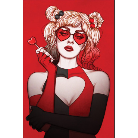 HARLEY QUINN 36 CVR B JENNY FRISON CARD STOCK VAR