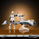 SPEEDER BIKE WITH SCOUT TROOPER & GROGU STAR WARS THE MANDALORIAN VINTAGE COLLECTION VEHICULE 10 CM