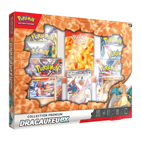 COFFRET PREMIUM EX NOV 2023 DRACAUFEU POKEMON