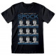 STAR TREK MANY MOODS OF SPOCK T-SHIRT TAILLE L