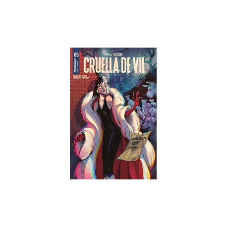 DISNEY VILLAINS CRUELLA DE VIL 5 CVR C LUSKY