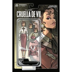 DISNEY VILLAINS CRUELLA DE VIL 5 CVR D ACTION FIGURE