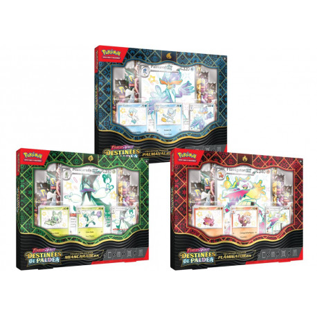 POKEMON - COFFRET PREMIUM EV04.5 FLAMIGATOR/MIASCARADE/PALMAVAL