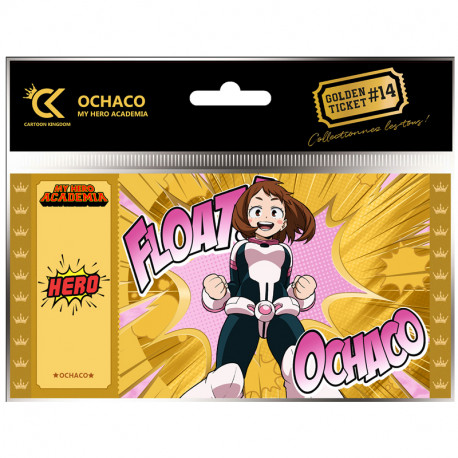 OCHACO GOLDEN TICKET MY HERO ACADEMIA V2