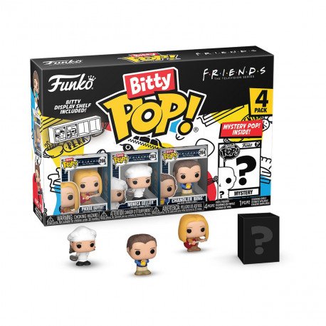 PHOEBE FRIENDS PACK 4 FIGURINES BITTY POP VINYL 2 CM