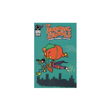 ROBONIC STOOGES SATURDAY MORNING CARTOONS 1 CVR C CARTOON CEL